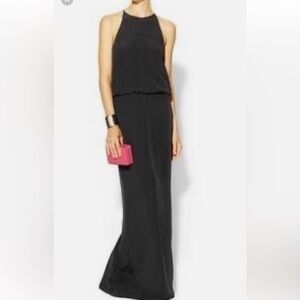 Tibi silk halter maxi dress